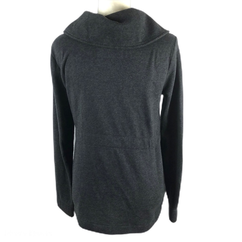 Ann Taylor Loft Lounge Gray Terry Cardigan - Picture 5 of 8